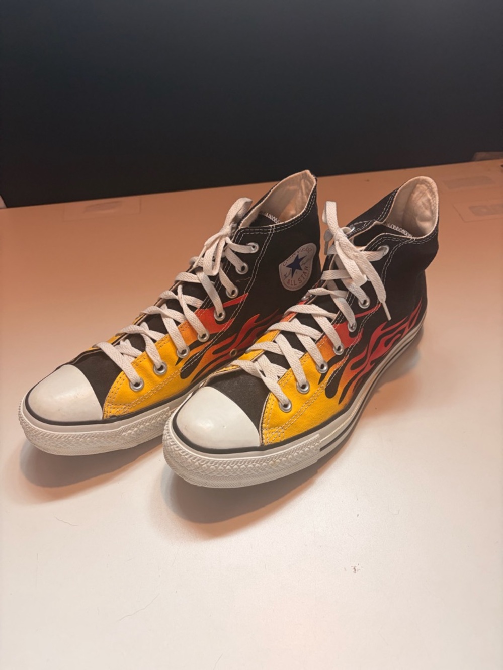 Converse All Stars Chuck Taylor flames high tops - Picture 4 of 10